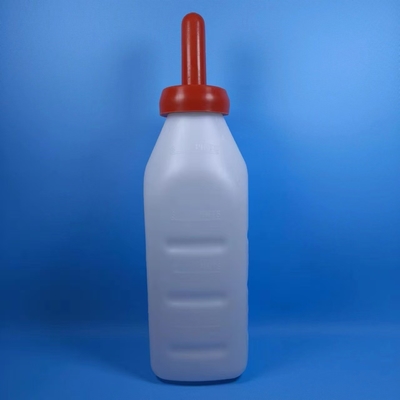 Eco Friendly Animal Bottle Cylindrical Plastic Pet Container Screw Cap BPA Free / Easy to Clean