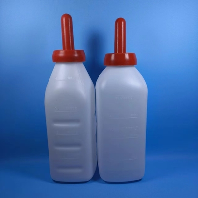 Eco Friendly Transparent Plastic Animal Feeding Bottle Leak Proof and Easy to Clean
