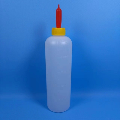 Eco Friendly Transparent Plastic Animal Feeding Bottle Leak Proof and Easy to Clean