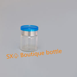 Round PE/PET Vaccine Bottle with Screw Cap Closure EO Sterilized White/Transparent/Amber Cap Color