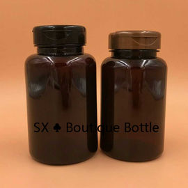 225ml Pharmaceutical Blue PET Plastic Health Care Medical Pill Bottle flip cap