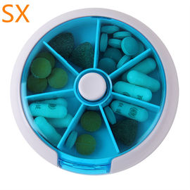 Hot sell in may Portable travel medicine storage box for the elders,7 day weekly pill box