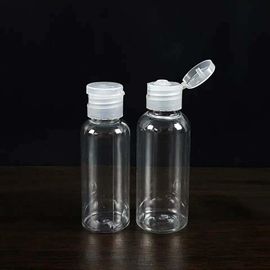 2020 HOT 60ml 2 oz clear hand washing pet plastic bottles with flip cap ABHR.