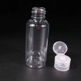 2020 HOT 60ml 2 oz clear hand washing pet plastic bottles with flip cap