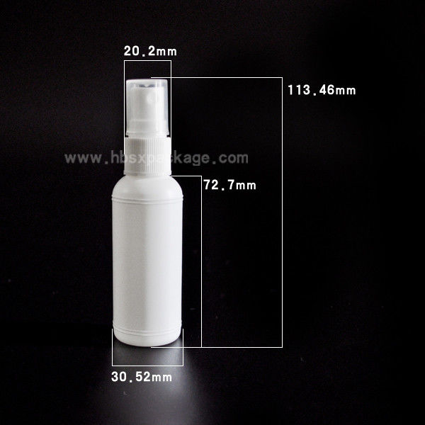 2016 the new HDPE PET red white and blue 50ml transparent spray bottle for nassal spray