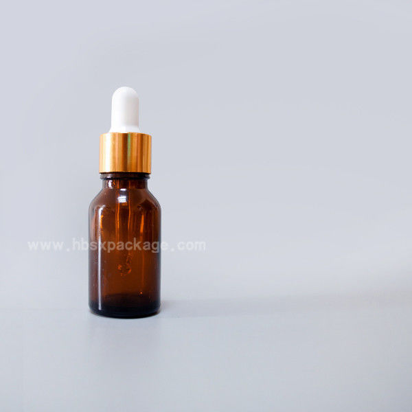 trade assurance 10ml Amber Glass Essential Oil Bottle with Dropper Cap from Hebei Shengxiang