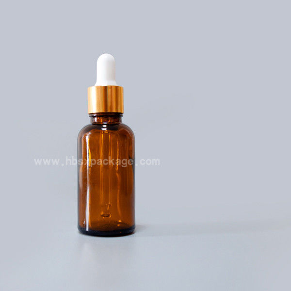 50ml clear glass essential oil bottle with pipette dropper and a white band and a white top