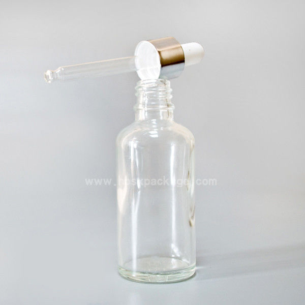 Wholesale Custom 100ml clear glass essential oil bottle with pipette dropper  from Hebei Shengxiang