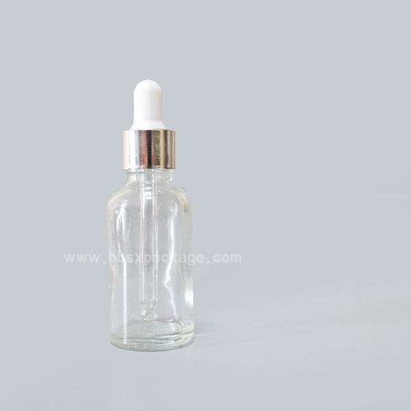 SXT-05 30ml transparent essential oil Bottles empty glass bottles with button dropper pipette