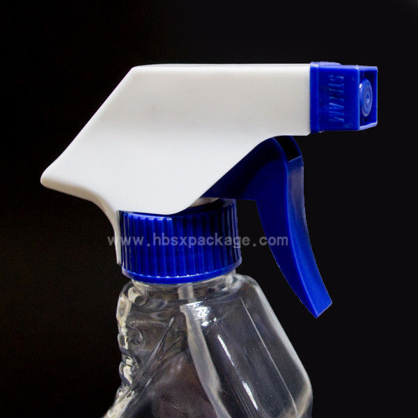 custom made clear color glass boston bottle with plastic triger sprayer low price