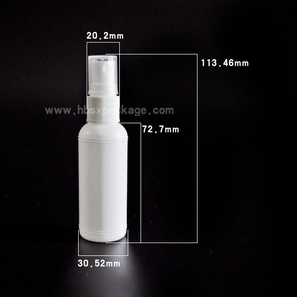 Hebei Shengxiang HDPE material 30-40ml white perfume bottle or sterile plastic spray bottle