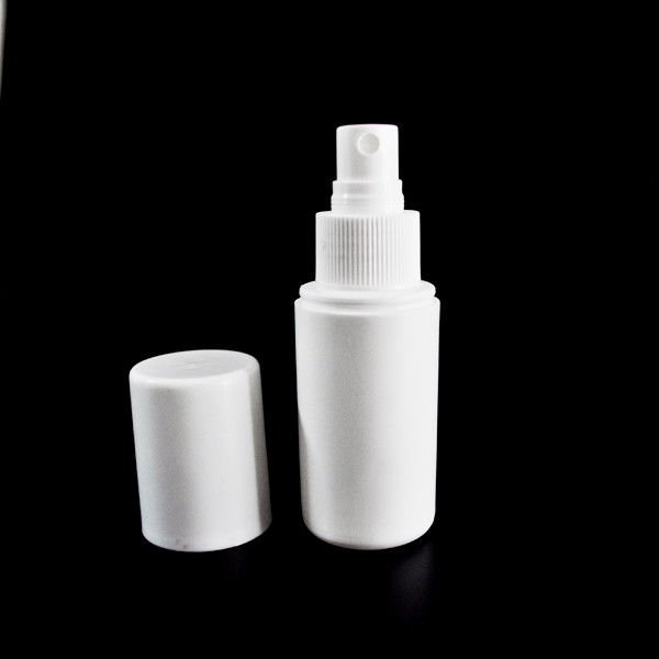 Cheap empty plastic clear mist cosmetic spray bottle with childproof tamper screw pressure caps
