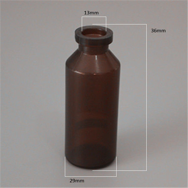 wholesale amber color best selling Hebei Shengxiang PE plastic medicine bottle with rubber stopper for vaccine injection