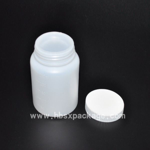 The may promotion 100cc medical plastic round bottle for capsule in blue color