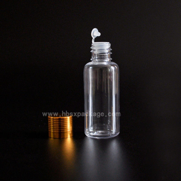 10/ 20/ 30/35/ 50/ 60/80/100ml PET bottle for liquid with aluminum foil cap screw cap
